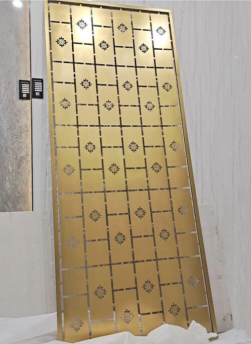 नवीनतम कंपनी समाधान के बारे में उच्च अंत होटल स्टेनलेस स्टील स्क्रीन अनुकूलन