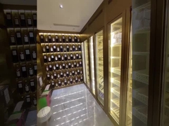 घरेलू उपयोग के लिए सरल डिजाइन किफायती स्टेनलेस स्टील वाइन कैबिनेट