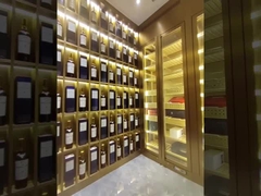 गुआंगडोंग डिस्प्ले ग्लास और 304 स्टेनलेस स्टील वाइन कैबिनेट