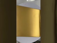 दर्पण लाल सोने स्टेनलेस स्टील शीट-