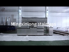 स्टेनलेस स्टील BBQ आउटडोर रसोई कैबिनेट