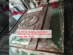 Aisi 304 Sb स्टेनलेस स्टील शीट चेनमेल रिंग 2b 304 स्टेनलेस स्टील शीट 4x8 1.2 मिमी
