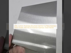316L 1.2 मिमी मोटाई ब्रश हेयरलाइन सतह स्टेनलेस स्टील शीट 304 NO.4 समाप्त स्टेनलेस स्टील पैनल