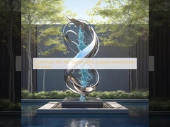 कस्टम 304 316L स्टेनलेस स्टील मूर्तिकला निर्माताओं के लिए इनडोर