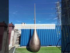 बाहरी सजावट के लिए सिल्वर गोल्ड ग्रे रंग पाउडर लेपित 316L स्टेनलेस स्टील की मूर्ति