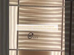 मैट ब्लैक स्टेनलेस स्टील मोज़ेक टाइलें अग्निरोधक वाणिज्यिक परियोजना दीवार पैनल फैक्टरी प्रत्यक्ष आपूर्ति