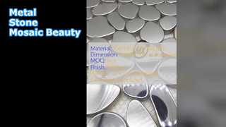 अद्वितीय धातु पत्थर मोज़ेक डिजाइन