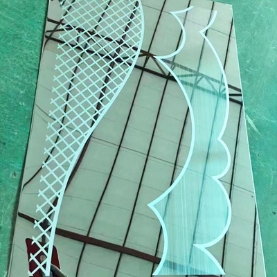 लिफ्ट सजावट के लिए कस्टम डिजाइन नक़्क़ाशीदार स्टेनलेस स्टील शीट