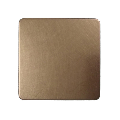 एंटी फिंगरप्रिंट रंगीन स्टेनलेस स्टील शीट 304 गुलाबी सोना कंपन ब्रश मिश्रण पैटर्न सतह