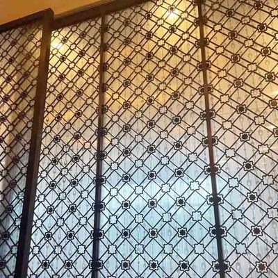 Metal 316L Stainless Steel Screen Partition PVD Antirust