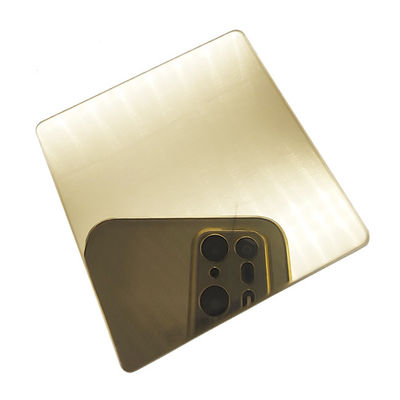 अच्छी कीमत शैम्पेन रंगीन स्टेनलेस स्टील शीट 316L ग्रेड बाथरूम सजावट ऑनलाइन