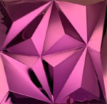 अच्छा दाम 300 × 300MM स्टेनलेस स्टील मोज़ेक टाइलें बैंगनी गुलाबी स्टीरियो पृष्ठभूमि ईंट की दीवार की सजावट ऑनलाइन