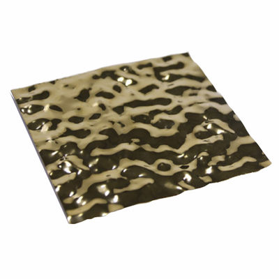 अच्छा दाम गर्म बिक्री 4x8ft Ss 201 304 Pvd रंग दर्पण 8k पानी की लहर स्टेनलेस स्टील रिपल शीट दीवार पैनल छत सजावट ऑनलाइन