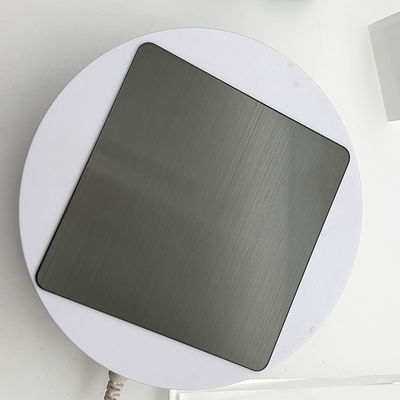 अच्छा दाम 304 ब्लैक कलर स्टेनलेस स्टील शीट्स ब्रश हेयरलाइन NO.4 समाप्त Inox शीट्स फ्रेम के लिए PVD कोटिंग ऑनलाइन