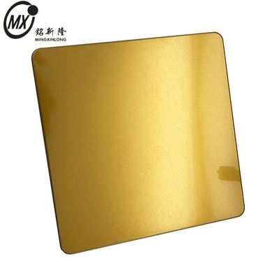अच्छा दाम गर्म लुढ़का हुआ सजावट रंग स्टेनलेस स्टील प्लेट कंपन लाल सोना ऑनलाइन