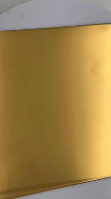 अच्छा दाम 8K रेड गोल्ड कलर स्टेनलेस स्टील शीट एंटी फिंगर प्रिंट शॉपिंग मॉल ज्वेल शोरूम केस ऑनलाइन