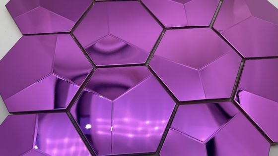 Black Water Jet Mosaic Mosaic For Home Decoration With Flower Design Hexagon