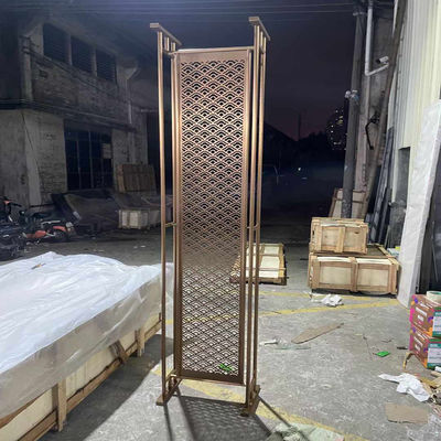 अच्छा दाम कस्टम सजावटी स्टेनलेस स्टील स्क्रीन पैनल आउटडोर आंतरिक उद्यान होटल होम पैनल स्क्रीन लेजर कट धातु विभाजक पैनल ऑनलाइन