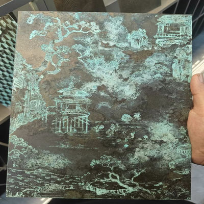 अच्छी कीमत 4x8 फीट 4x10 फीट धातु रेट्रो डिजाइन 304 201 316 L दीवार सजावट स्टेनलेस स्टील शीट ऑनलाइन