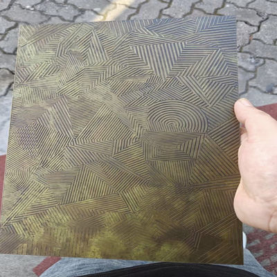 अच्छा दाम 304 पीतल कांस्य नैनो तांबा चित्रित एसएस पैनल हाथ हथौड़ा खत्म रंगीन स्टेनलेस स्टील शीट ऑनलाइन