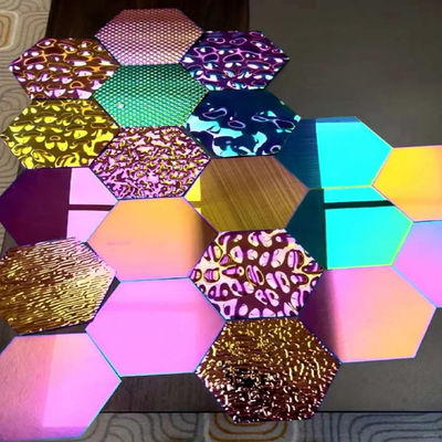 अच्छी कीमत पांच सितारा होटल आंतरिक सजावट के लिए रंगीन स्टेनलेस स्टील शीट ऑनलाइन