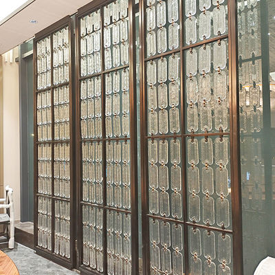 बेहतर अनुकूलित SUS304 रोज़ कॉपर कलर ड्राइंग शुल्क आइडिया हेयरलाइन वाइब्रेशन होटल इनडोर