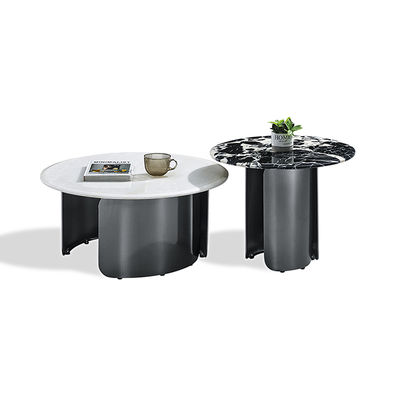 अच्छा दाम कृत्रिम पत्थर स्लैब टॉप शैंपेन गोल्ड रंग स्टेनलेस स्टील कॉफी टेबल ऑनलाइन