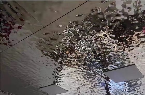 अच्छा दाम चांदी बहु रंग 316L 1.2 मिमी मोटाई दर्पण लहर पानी लहर मधुमक्खी के साथ स्टेनलेस स्टील पैनल ऑनलाइन