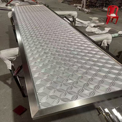 201 304 Relie Design Metal Frame Brushed Surface  Glass Furniture Stainless Steel Decorative  Screen Partition