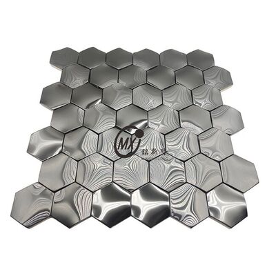 अच्छा दाम प्रीमियम ब्लैक मिरर स्टेनलेस स्टील मोज़ेक - आंतरिक सजावट के लिए 3 मिमी मोटाई 300x300 मिमी चादरें ऑनलाइन