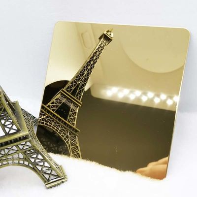 अच्छा दाम एंटी फ़िंगरप्रिंट 304 मिरर स्टेनलेस स्टील शीट पीतल मढ़वाया शीट धातु 8k . समाप्त करें ऑनलाइन