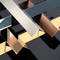 वॉल फ्लोर एज ट्रिम के लिए 0.5 मिमी 1.5 मिमी 2.0 मिमी पीवीडी लेपित ब्लैक सिल्वर रोज़ गोल्ड मिरर मेटल स्टेनलेस स्टील एल चैनल ट्रिम