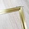 फर्नीचर सजावटी के लिए Zr पीतल सैंडब्लास्टिंग स्टेनलेस स्टील ट्रिम स्ट्रिप्स 0.4 मिमी