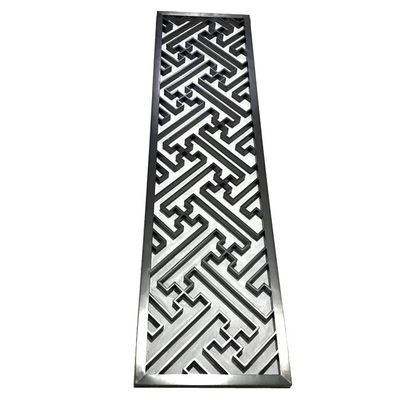 अच्छा दाम ब्लैक रोज़ गोल्ड ब्रॉन्ज़ एंटीक हेयरलाइन ब्रश्ड मिरर आर्ट पैटर्न स्टेनलेस स्टील स्क्रीन पार्टीशन रूम डिवाइडर पैनल ऑनलाइन