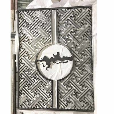 अच्छा दाम बाफ़ल दीवार के लिए हेयरलाइन ब्रश्ड मिरर प्राइवेट स्पेस स्टेनलेस स्टील स्क्रीन विभाजन ऑनलाइन