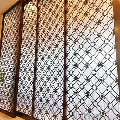 Metal 316L Stainless Steel Screen Partition PVD Antirust
