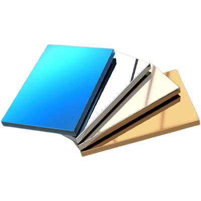 अच्छा दाम होटल के लिए ब्लू पीवीडी कोटेड 1.0MM 304 18MM सरफेस मिरर फिनिश्ड स्टेनलेस स्टील हनीकॉम्ब पैनल ऑनलाइन