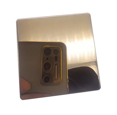 अच्छा दाम आंतरिक सजावट एंटी-फिंगरप्रिंट कोटिंग के लिए रंगीन स्टेनलेस स्टील शीट 8K रोज़ गोल्ड रंग ऑनलाइन