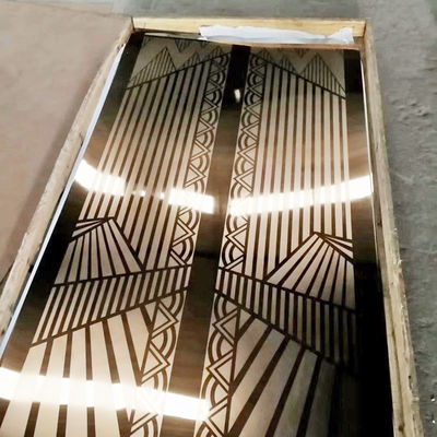 अच्छा दाम चांदी का दर्पण रंग 304 स्टेनलेस स्टील लिफ्ट के लिए उत्कीर्ण पैनल ऑनलाइन