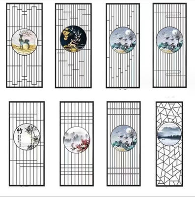 अच्छा दाम अनुकूलित दीवार कक्ष विभाजक पैनल विभाजन लिविंग रूम लैंडस्केप पेंटिंग धातु स्क्रीन ऑनलाइन