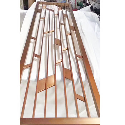 अच्छा दाम 304 गुलाबी सोना कांस्य हेयरलाइन स्टेनलेस स्टील डिवाइडर ब्रश स्टेनलेस स्टील विभाजन ऑनलाइन