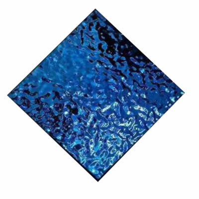 अच्छा दाम 304 रंग दर्पण पानी लहर स्टेनलेस स्टील उत्पादन समय तेजी से ऑनलाइन