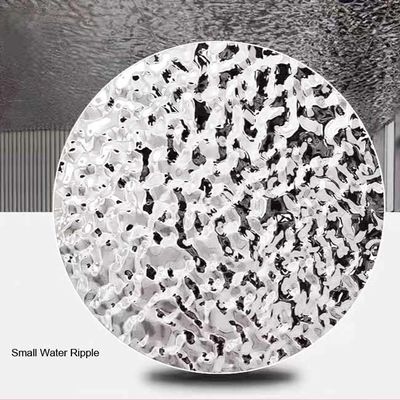 304 20 मिमी THK दर्पण तरंग जल लहर 4000 मिमी स्टेनलेस स्टील शीट के साथ शहद का घोंसला