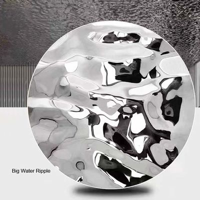 अच्छा दाम सिल्वर मिरर वाटर रिपल स्टेनलेस स्टील पैनल विला हॉलिडे के लिए मधुमक्खी के साथ ऑनलाइन