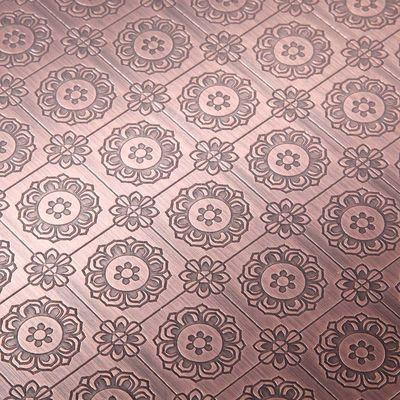 अच्छी कीमत 304 निर्माता अनुकूलित रंग स्टेनलेस स्टील उभरा शीट उत्कीर्णन खत्म ऑनलाइन