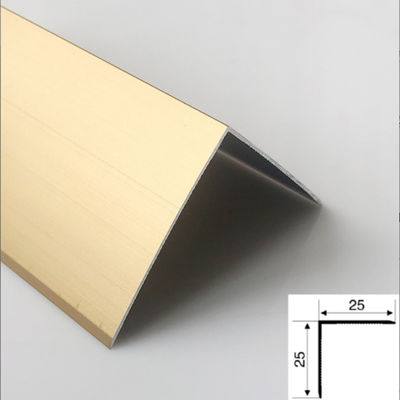 अच्छा दाम गुलाबी सोने कांस्य रंग हेयरलाइन समाप्त सतह 316L स्टेनलेस स्टील टाइल ट्रिम विला सजावट के लिए ऑनलाइन