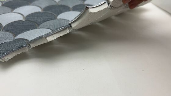 अच्छा दाम वर्ग मोज़ेक टाइल चमकदार सतह कांच मोज़ेक sus 304 स्टेनलेस स्टील मोज़ेक ऑनलाइन