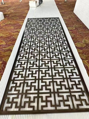 अनुकूलन योग्य फर्श से छत के कमरे विभाजक मध्य लिविंग धातु कमरे विभाजक स्टेनलेस स्टील स्क्रीन और कमरे विभाजक