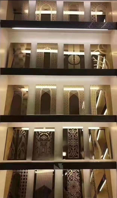 अनुकूलित रंगीन स्टेनलेस स्टील स्क्रीन पीवीडी कोटिंग पसंदीदा