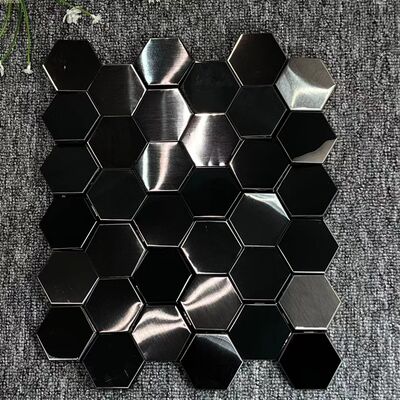 अच्छा दाम क्लासिक डिजाइन के लिए अत्याधुनिक और कालातीत स्टेनलेस स्टील मोज़ेक टाइलें ऑनलाइन